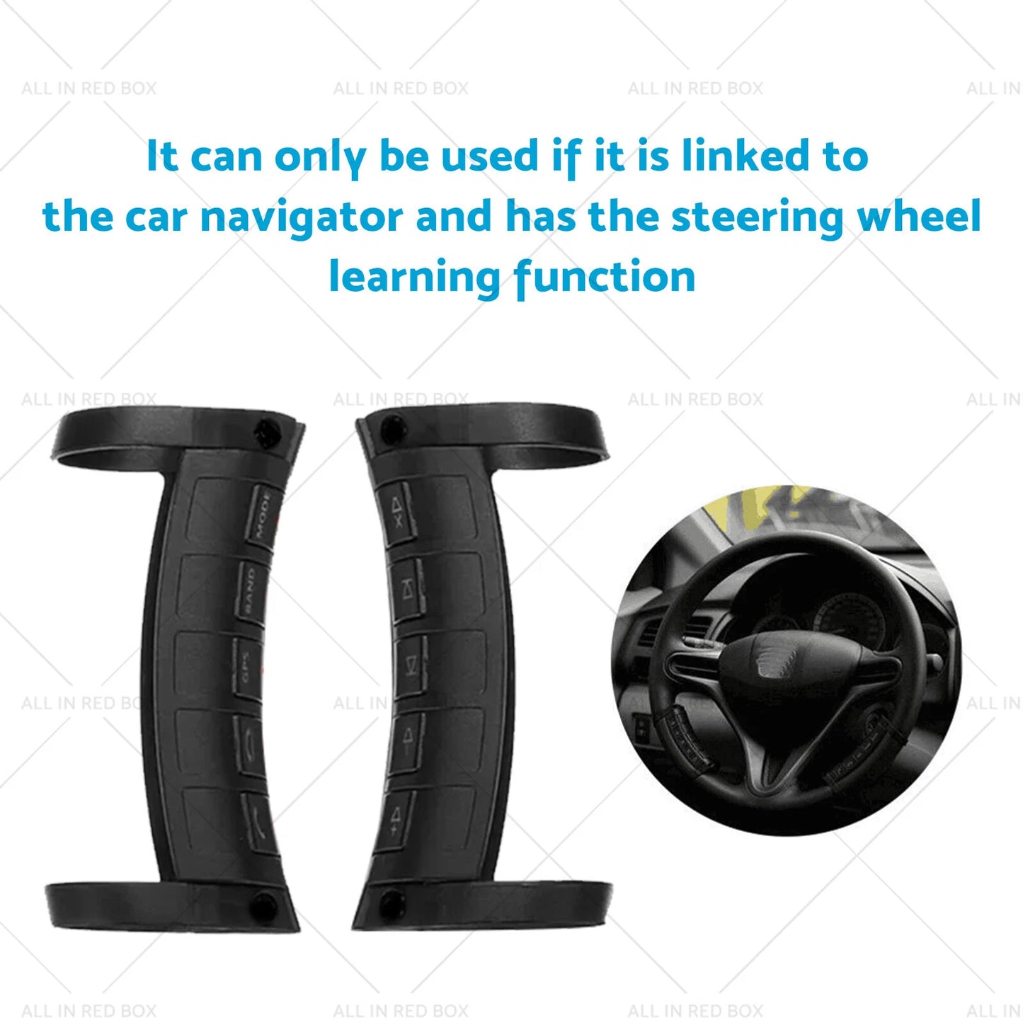 Wireless Car Steering Wheel Button Remote Control for Stereo DVD