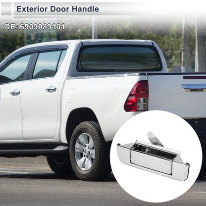 Exterior Door Tailgate Handles for Toyota Pickup (1989-1995) Silver Tone