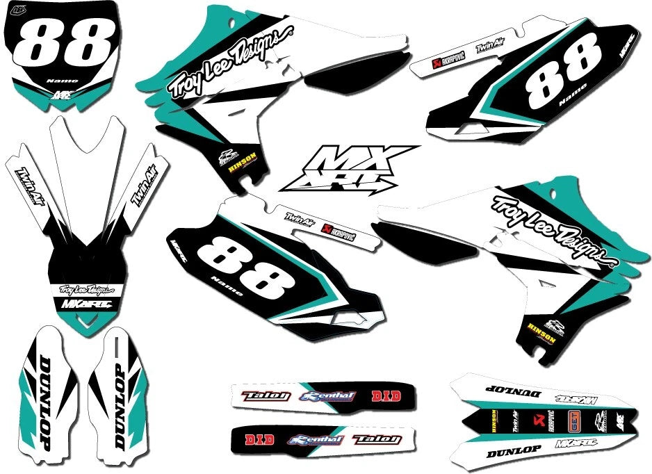 Sticker Kit Bullet Style for Yamaha YZF 450 YZ 450F (2010-2013)