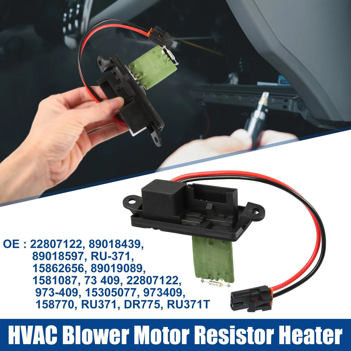 Blower Motor Resistor Heater for Chevrolet Silverado 1500 (1999-2006)