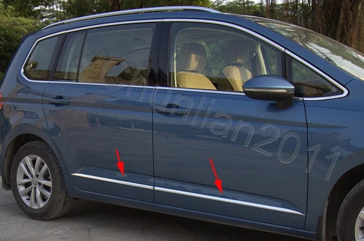 Door Sill Side Molding Cover Trim for VW Touran 4PCS (2016-2019)