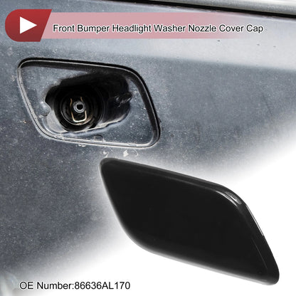 Washer Nozzle Cover for Subaru Outback 2010-2018 Black