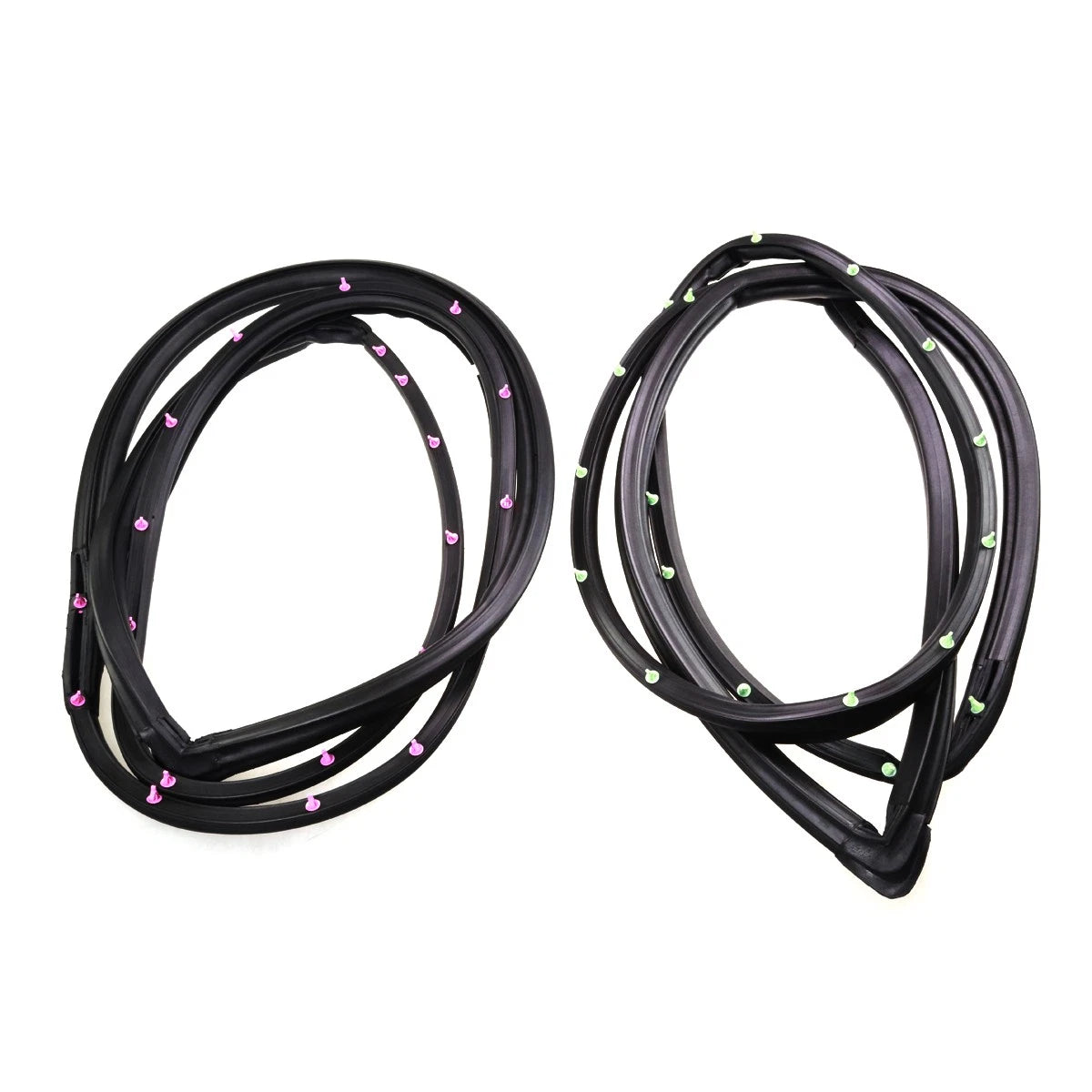 Front Door Weatherstrip Set for Toyota Land Cruiser FJ80 FZJ80 HDJ81 HZJ81 1990-1997