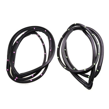 Front Door Weatherstrip Set for Toyota Land Cruiser FJ80 FZJ80 HDJ81 HZJ81 1990-1997