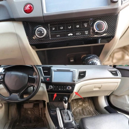 Carbon Fiber AC Console Trim Cover for Honda Civic (2012-2015)