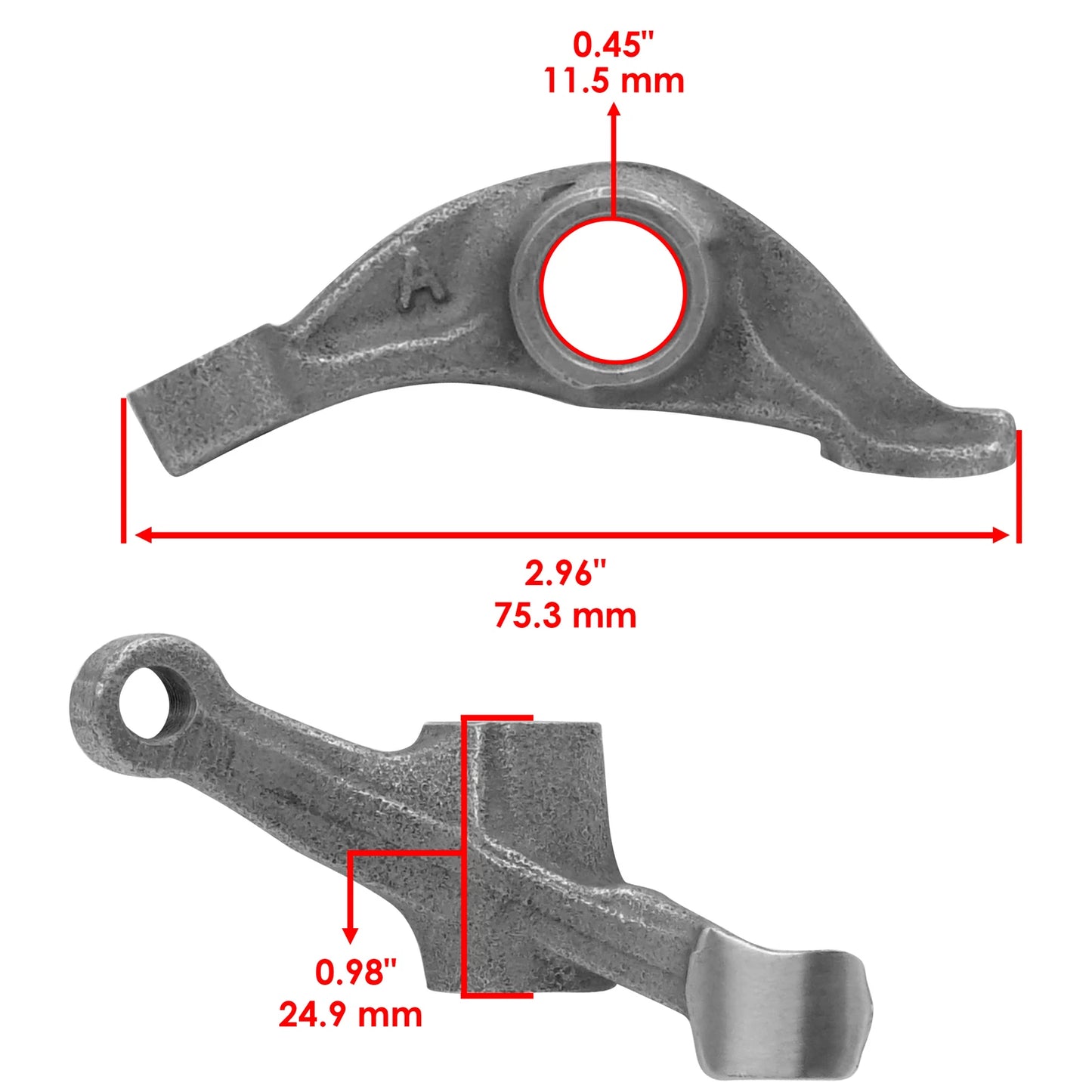 Engine Valve Rocker Arms for Honda Sportrax 400 TRX400EX 1999-2014 / TRX400X 2009-2014