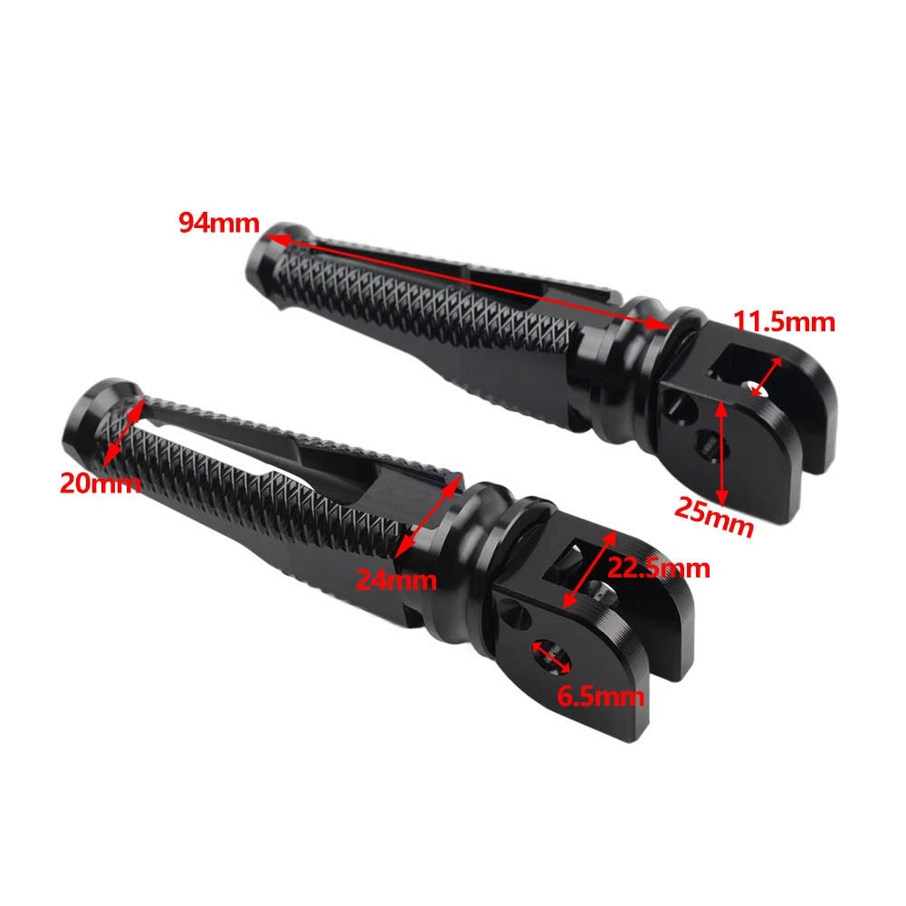 Passenger Foot Pegs for Ducati Monster 696 796 695 659 Dark 749 999 (2008-2015)