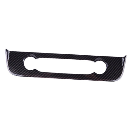 Carbon Fiber Center Console Radio Cover for Ford Maverick (2022-2023)