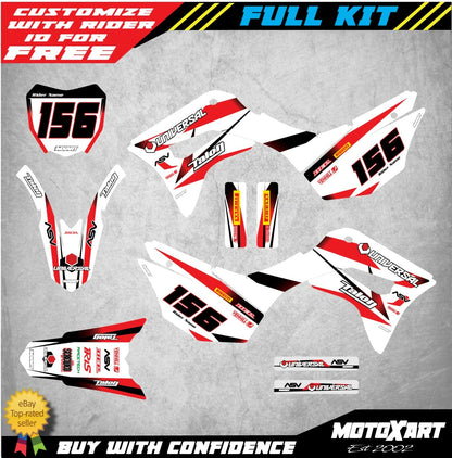 Full Custom Graphic Kit for Honda CRF 125 (2019-2020) - STORM STYLE Stickers