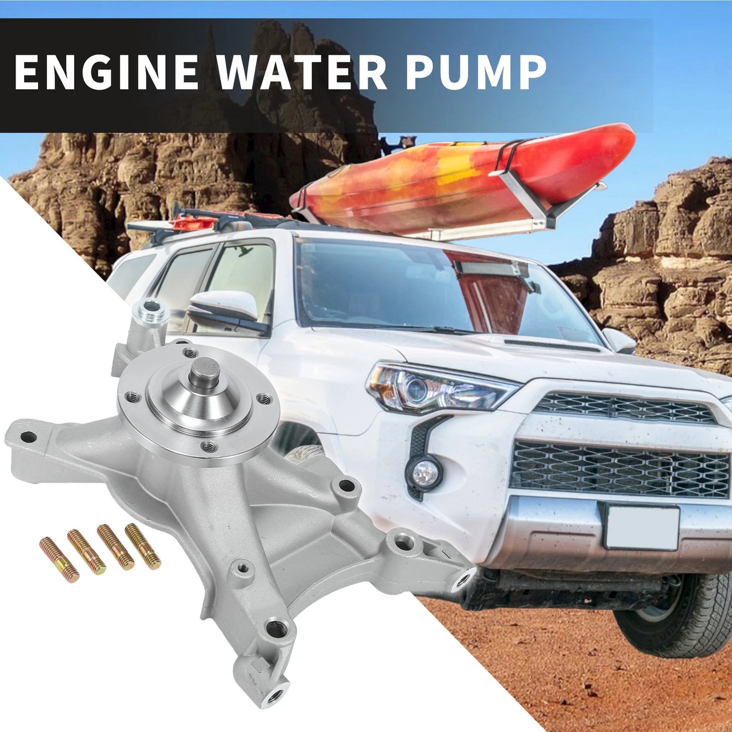 Water Pump with Screw Kit for Lexus GX470 LS400 LX470 (2003-2009)