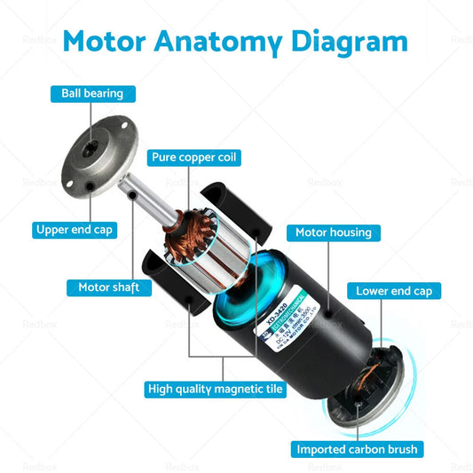 12V 30W Permanent Magnet DC Electric Motor Generator for Various Models