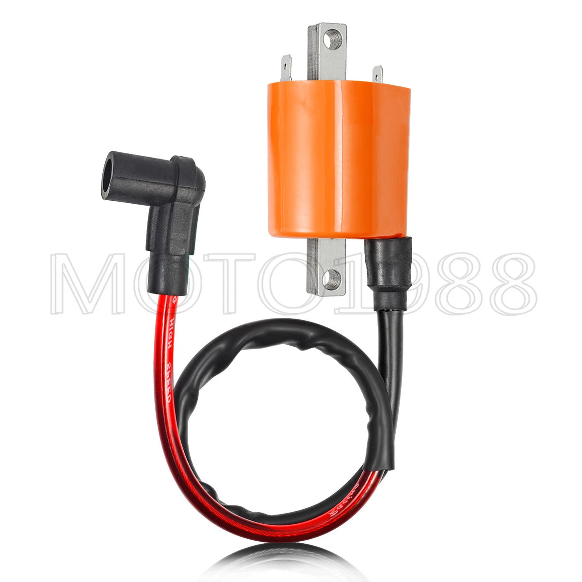 Ignition Coil & Spark Plug 2 x for Yamaha Gas Golf Cart G2/G5 (1985–1995)