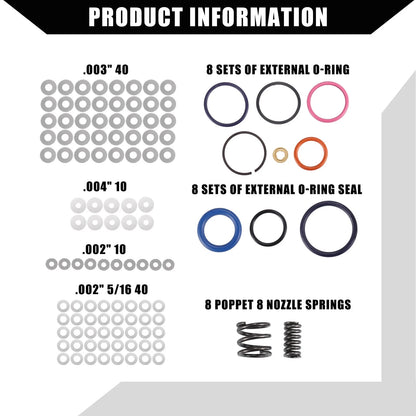 Car Injector Rebuild Kit for Ford F-Series Trucks (1999-2003)