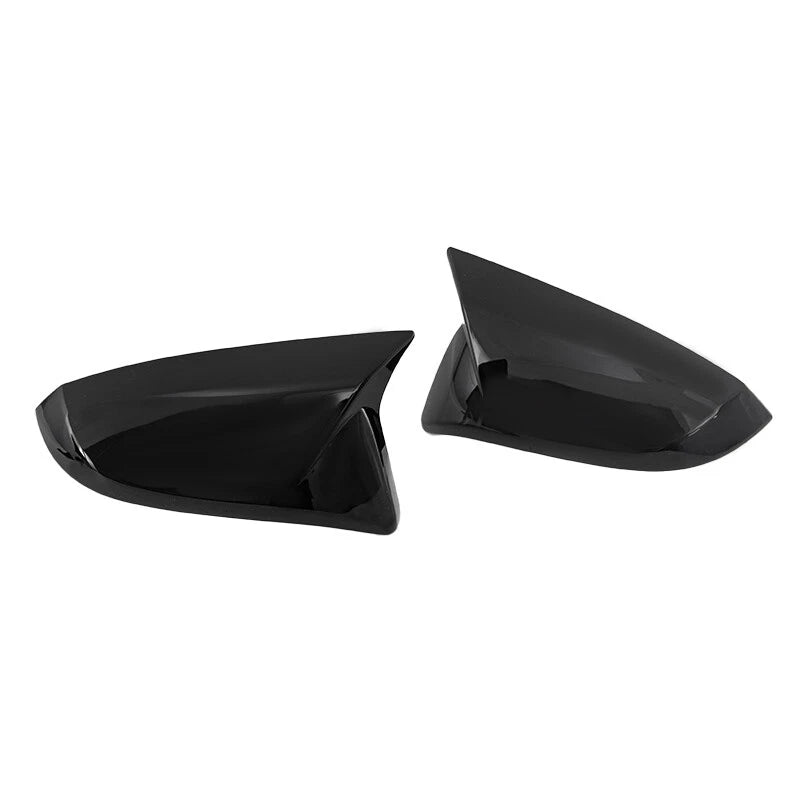 OX Horn Style Mirror Cover Caps for Toyota RAV4 2013-2019, Runner 2013-2020, 2 x