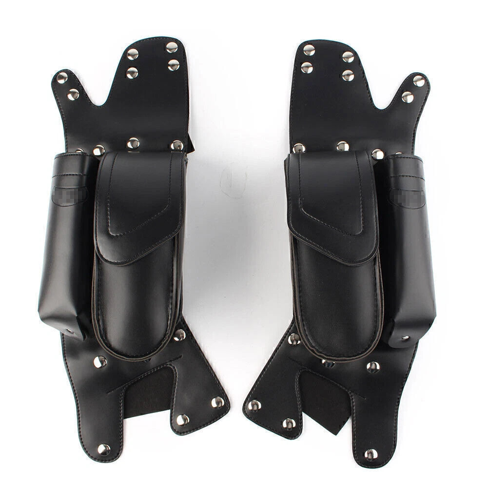 2 x Saddlebag Guard Water Bottle Set for Harley Touring Road King (2014-2023)
