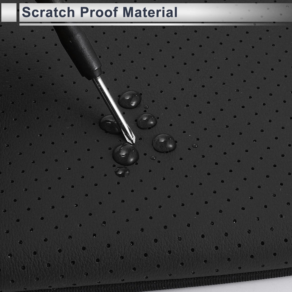 Center Console Cover Black with Storage Bag - 1 Set for BMW X5 (2019 - 2024)