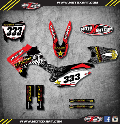 Full Custom Graphic Kit for Honda CRF 125 (2013-2016) - STAR STYLE Decals