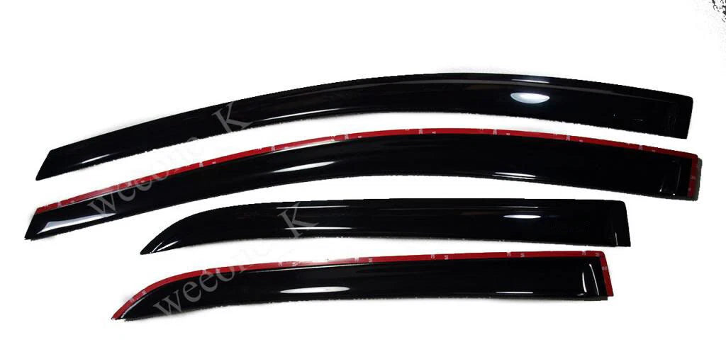 Window Visor Monsoons for Mazda 2 Demio Hatchback 5 Door (2007-2014)