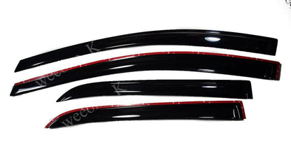 Window Visor Monsoons for Mazda 2 Demio Hatchback 5 Door (2007-2014)