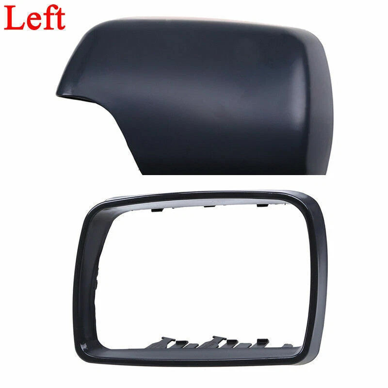 Left Mirror Cover Cap Trim Ring + Door Mirror Cover for BMW E53 X5 (2000-2006)