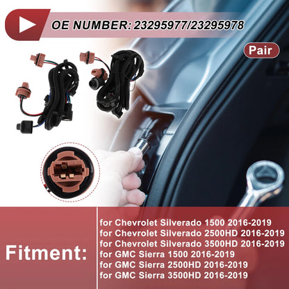 Left Tail Light Socket Wiring for Chevrolet Silverado