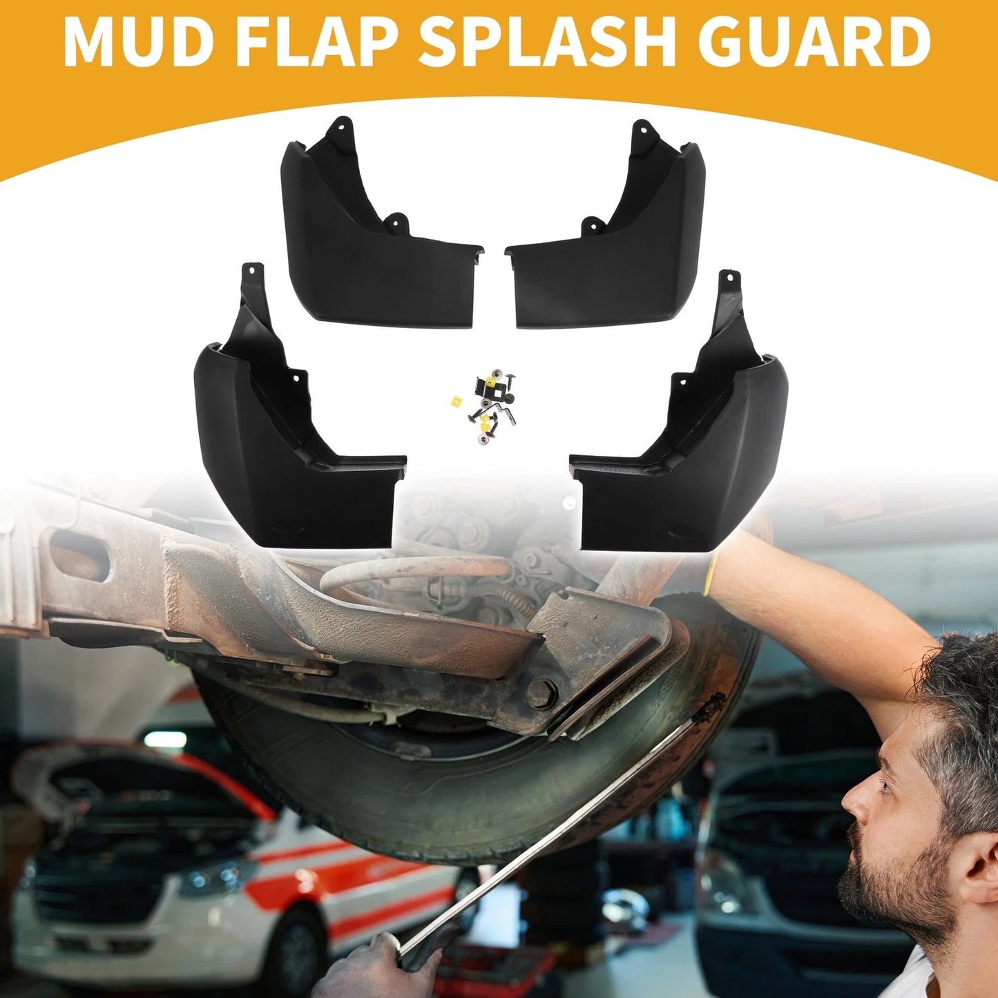 Mud Flap Splash Guards for Land Rover Discovery (2009-2016)