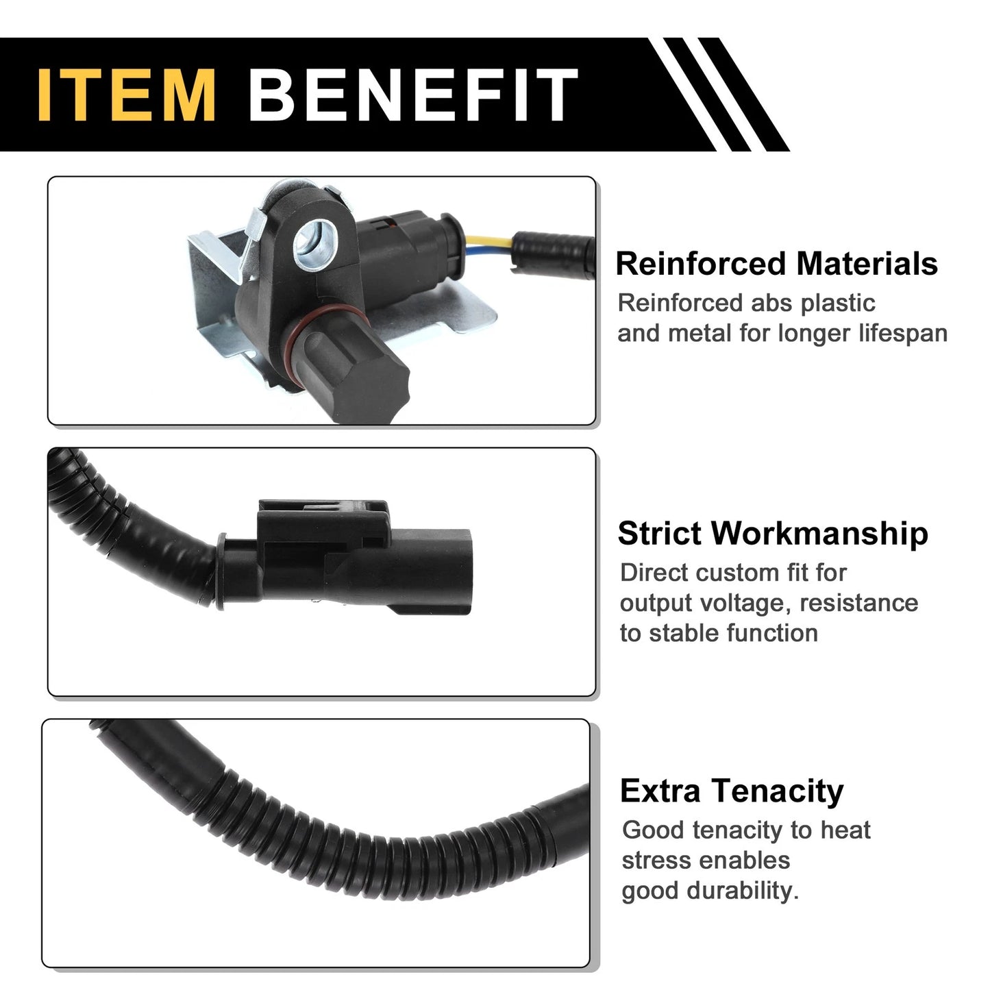 ABS Wheel Speed Sensor for Dodge Ram 1500 2500 3500