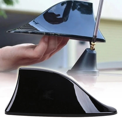 Gloss Black Universal Shark Fin Roof Car Antenna for Various Makes & Models