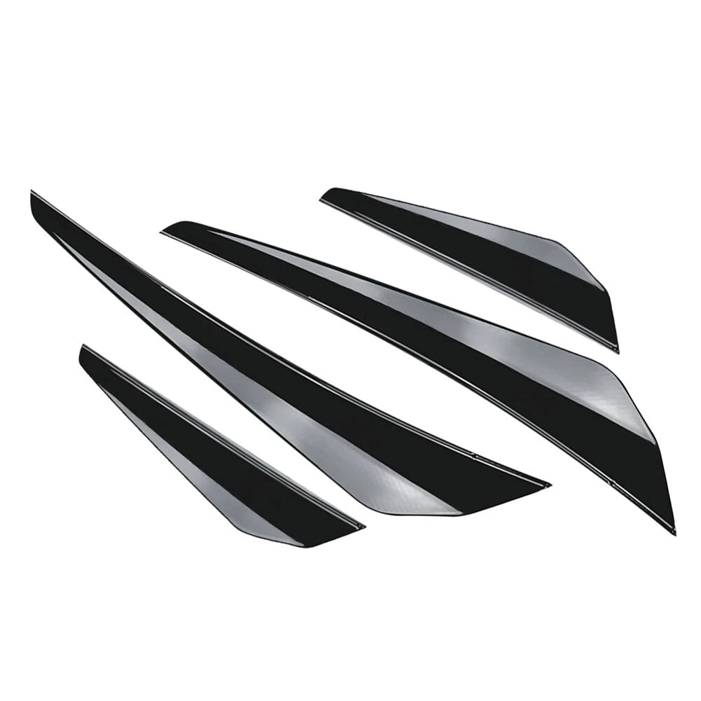 Front Bumper Side Spoiler Splitter for VW Golf 8 GTD GTE R Line (2020-2023)