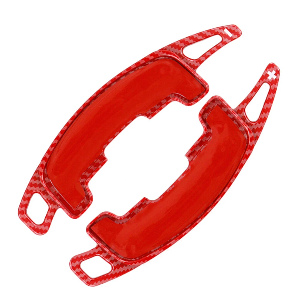 Red Steering Wheel Shift Paddle Extensions for Land Rover Range Rover, Jaguar