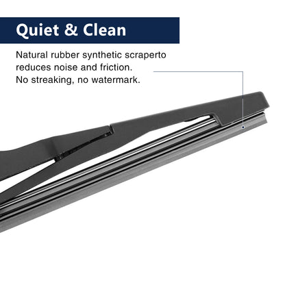 240mm 9'' Rear Windshield Wiper Blade Arm Set for Chevrolet Orlando (2011-2018)