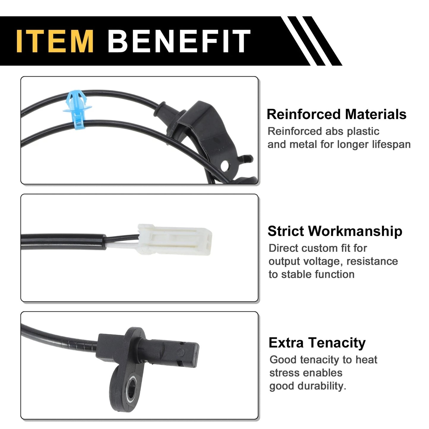 ABS Wheel Speed Sensor for Honda Fit (2009-2013) Rear Right