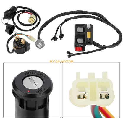 Handlebar Key Starter Relay Switch for Honda Rancher TRX420 (2007–2013)