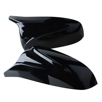 2 x Black Rear Side Mirror Covers for BMW E70 E71 X5 X6 (2007-2013)