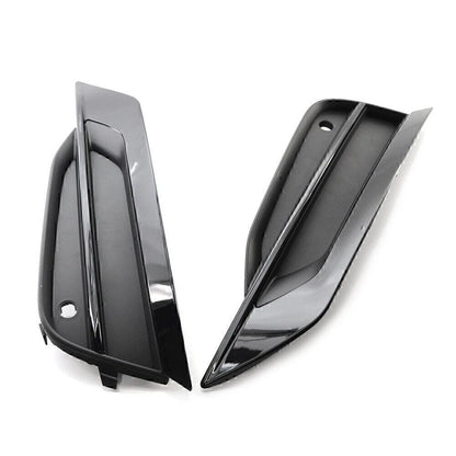 Front Bumper Fog Light Grille for VOLVO S90 V90 (2016-2019) Left & Right Black
