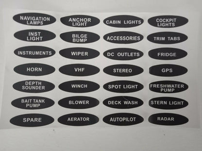Switch Panel 4 Gang Grey Marine Waterproof 15A Fuse for Boat/Caravan/4WD