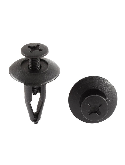 15 Pcs 7.5mm Plastic Push Rivet Clips for Honda