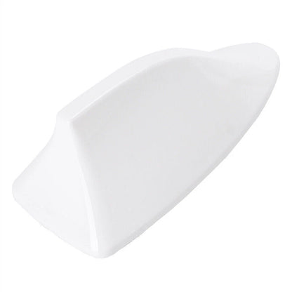 Universal White Shark Fin Roof Antenna for Car Radio Receiver FM/AM