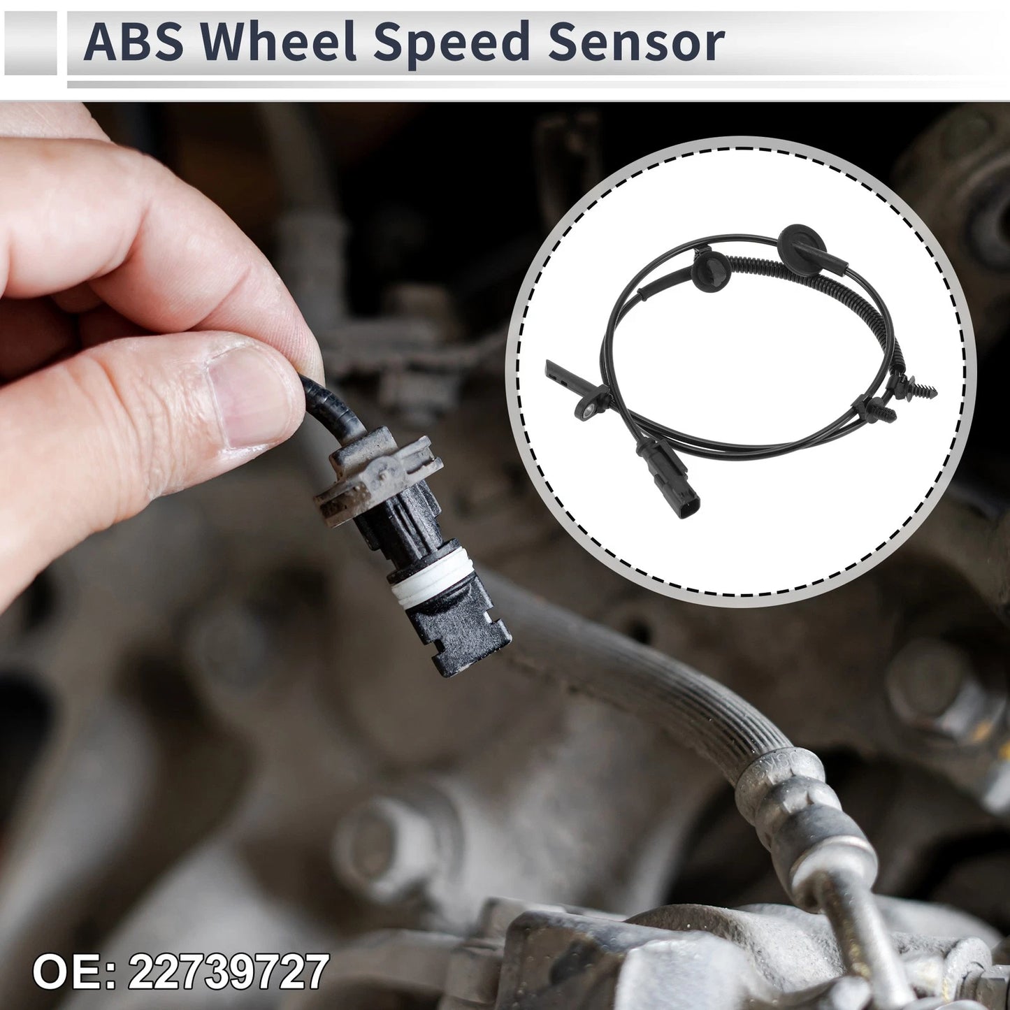 ABS Wheel Speed Sensor / Front Left/Right for Chevrolet Traverse (2009–2017)