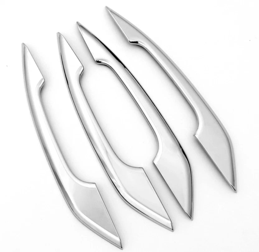 Chrome Half Pack Door Handle Lid Side Cover Trim for Audi Q5 (2018-2022) 4 x pcs