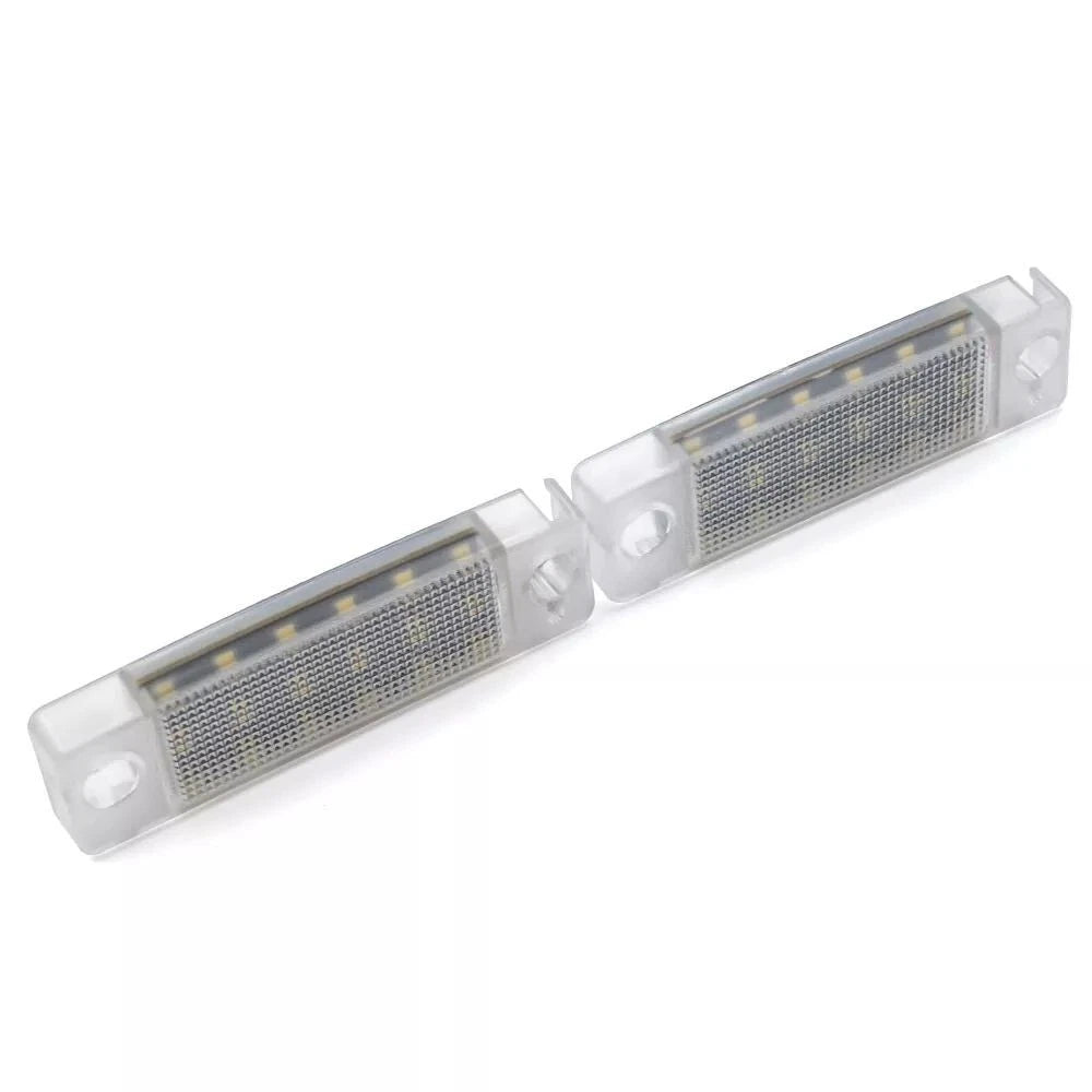 Pair LED 6000K Plate Lights for Toyota 4Runner Sequoia (1996–2022)