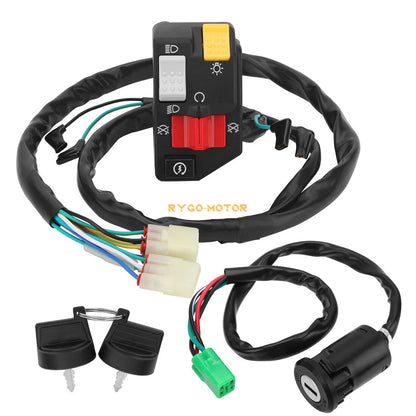 Handlebar & Key Switch for Honda TRX400X/TRX400EX Sportrax (2008–2014)