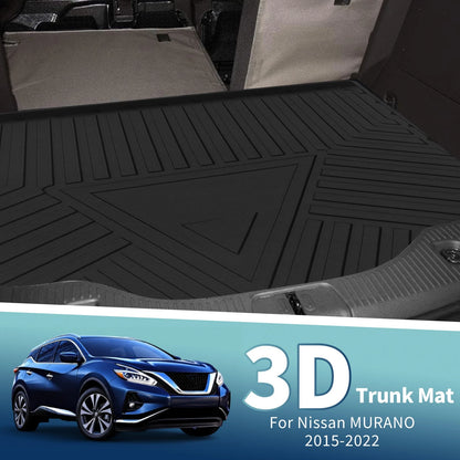 Flat Face Cargo Liner Trunk Mat for Nissan Murano (2015-2022) 1 Pc