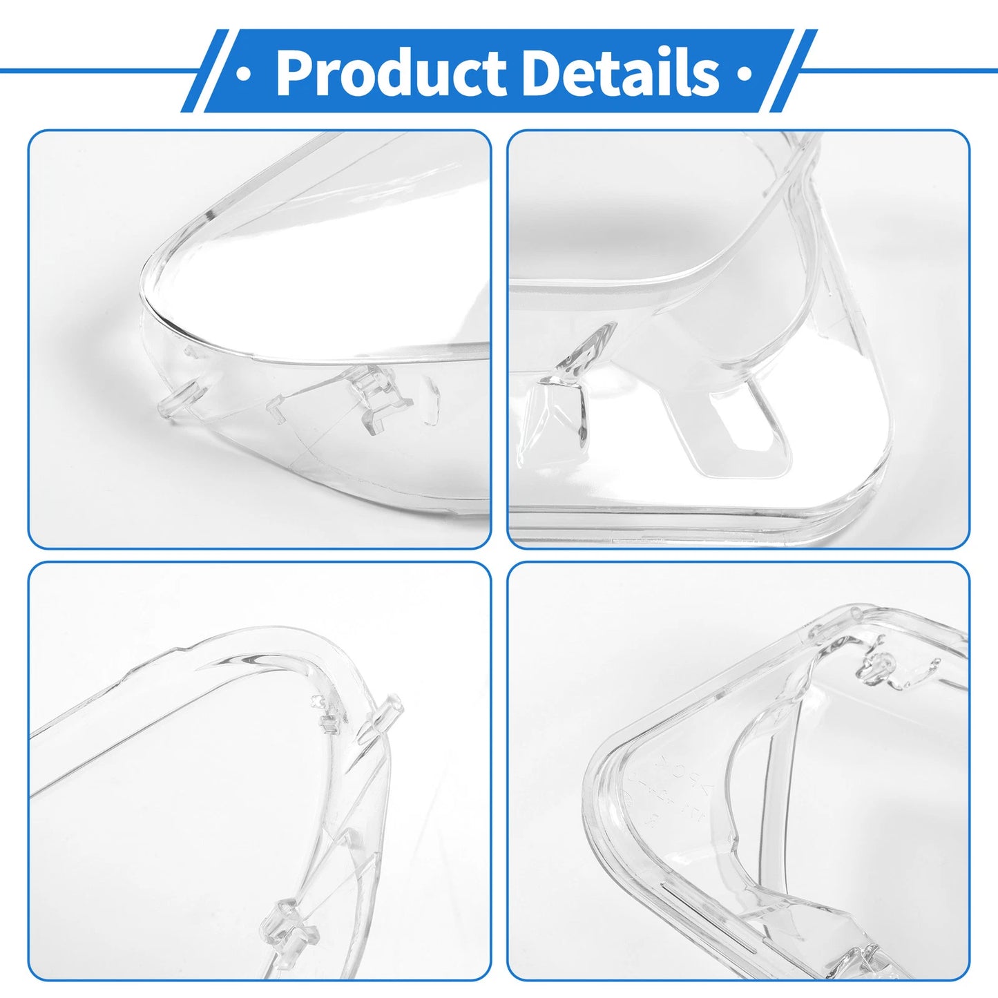 1 Pc Front Right Headlight Lens Cover for BMW 5 Series GT (2010-2017)