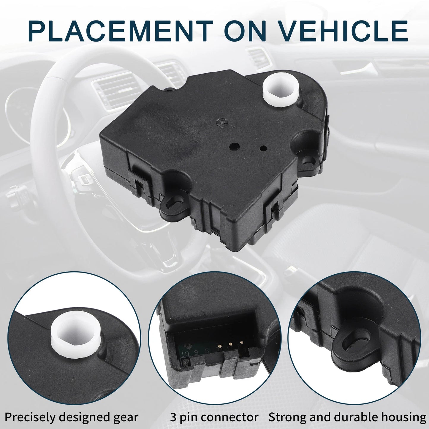 HVAC Heater Blend Door Actuator for CADILLAC ESCALADE