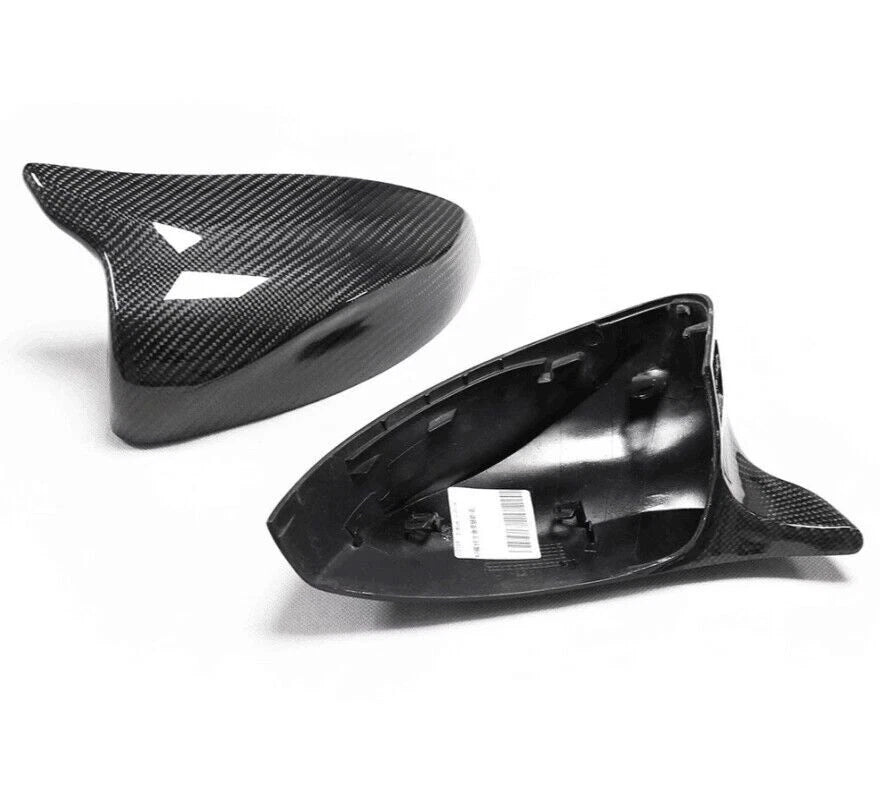 Carbon Fiber Side Mirror Caps Replace for Audi A3 S3 RS3 8V 14-20 w/ Lane Assist