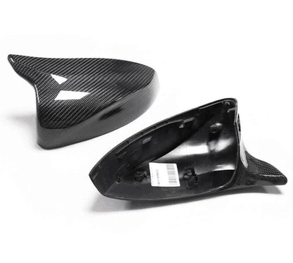 Carbon Fiber Side Mirror Caps Replace for Audi A3 S3 RS3 8V 14-20 w/ Lane Assist
