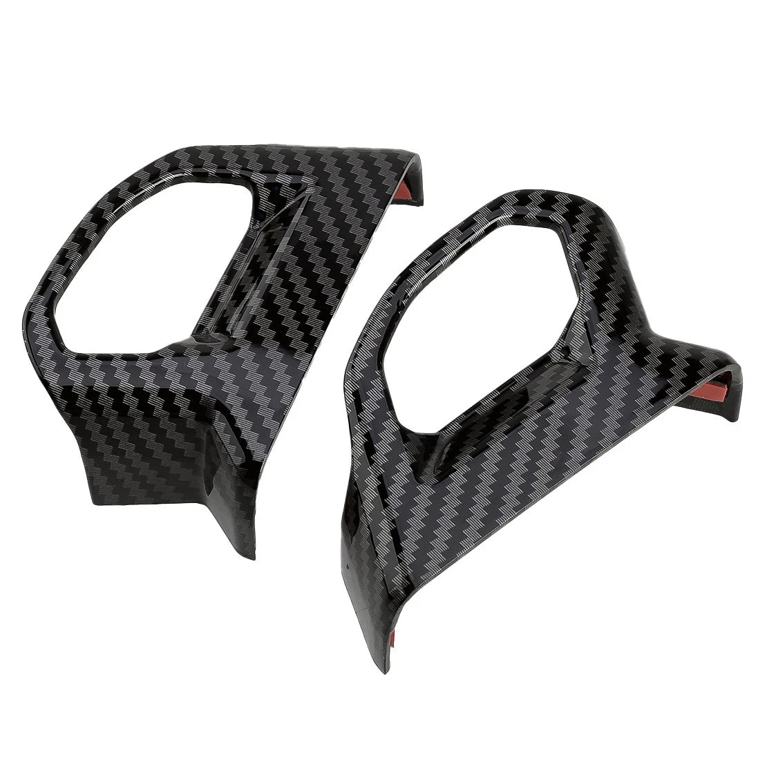2 x Carbon Fiber Gear Knob Covers for Mitsubishi Outlander (2013-2023)