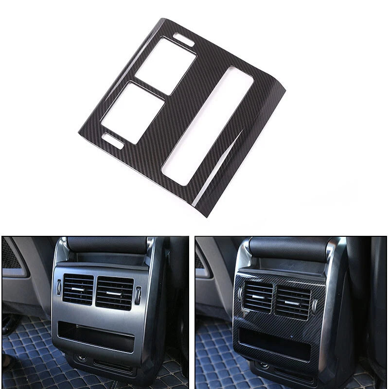 Carbon Look Rear Air Outlent Vent Cover Trim For Range Rover Sport 2014-2018