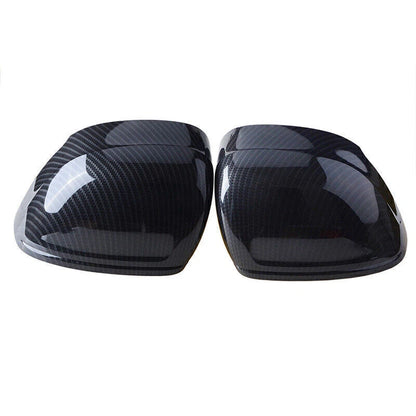 Carbon Fiber Look Side Door Mirror Cover Caps for Volvo XC60 (2018-2021)